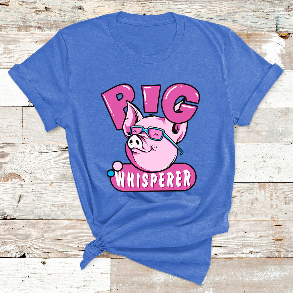 Pig Whisperer Shirt Gift For Pig Lover T Shirt - Wonder Print Shop