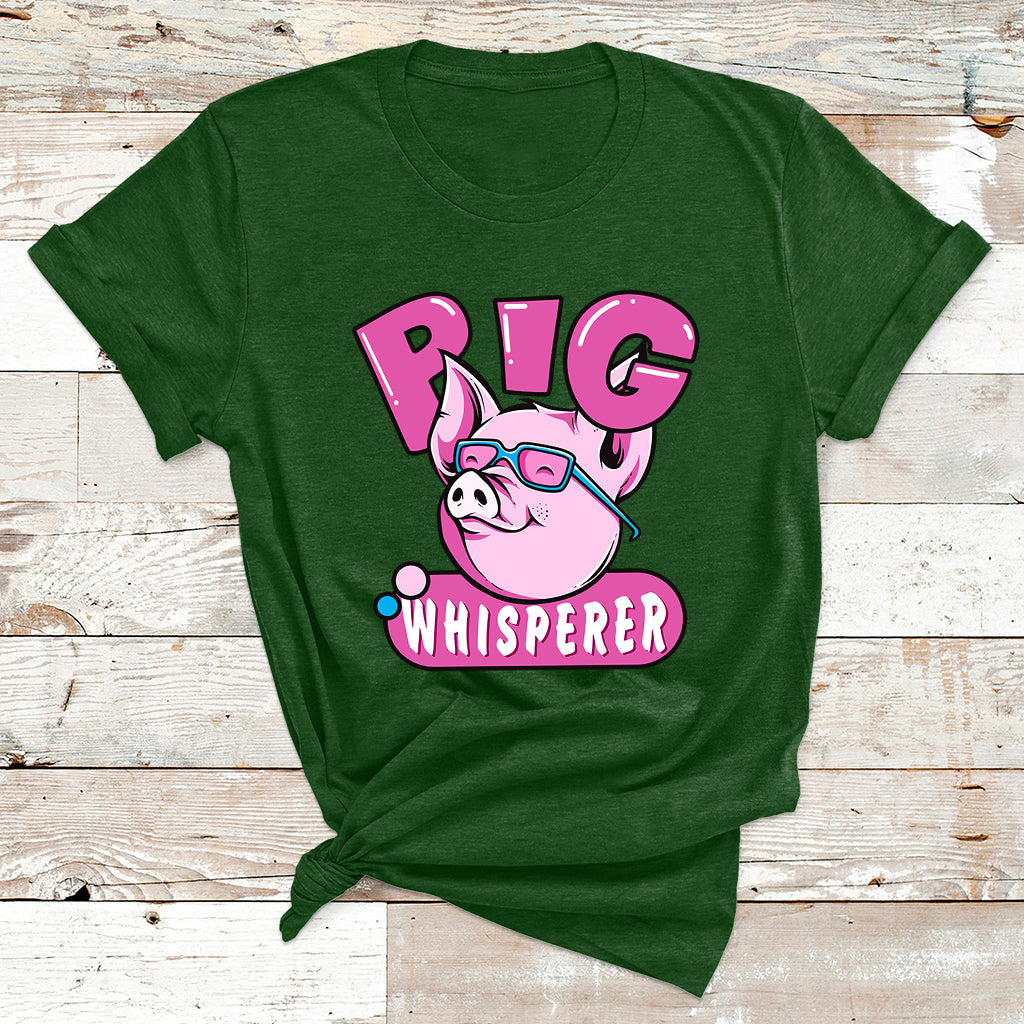 Pig Whisperer Shirt Gift For Pig Lover T Shirt - Wonder Print Shop