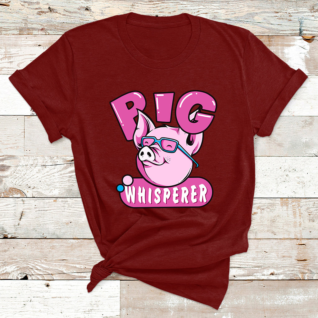 Pig Whisperer Shirt Gift For Pig Lover T Shirt - Wonder Print Shop