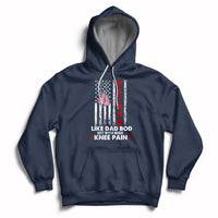 Vetbod Like Dad Bod But With More Knee Pain Patriotic Dog Tag Hoodie - Wonder Print Shop