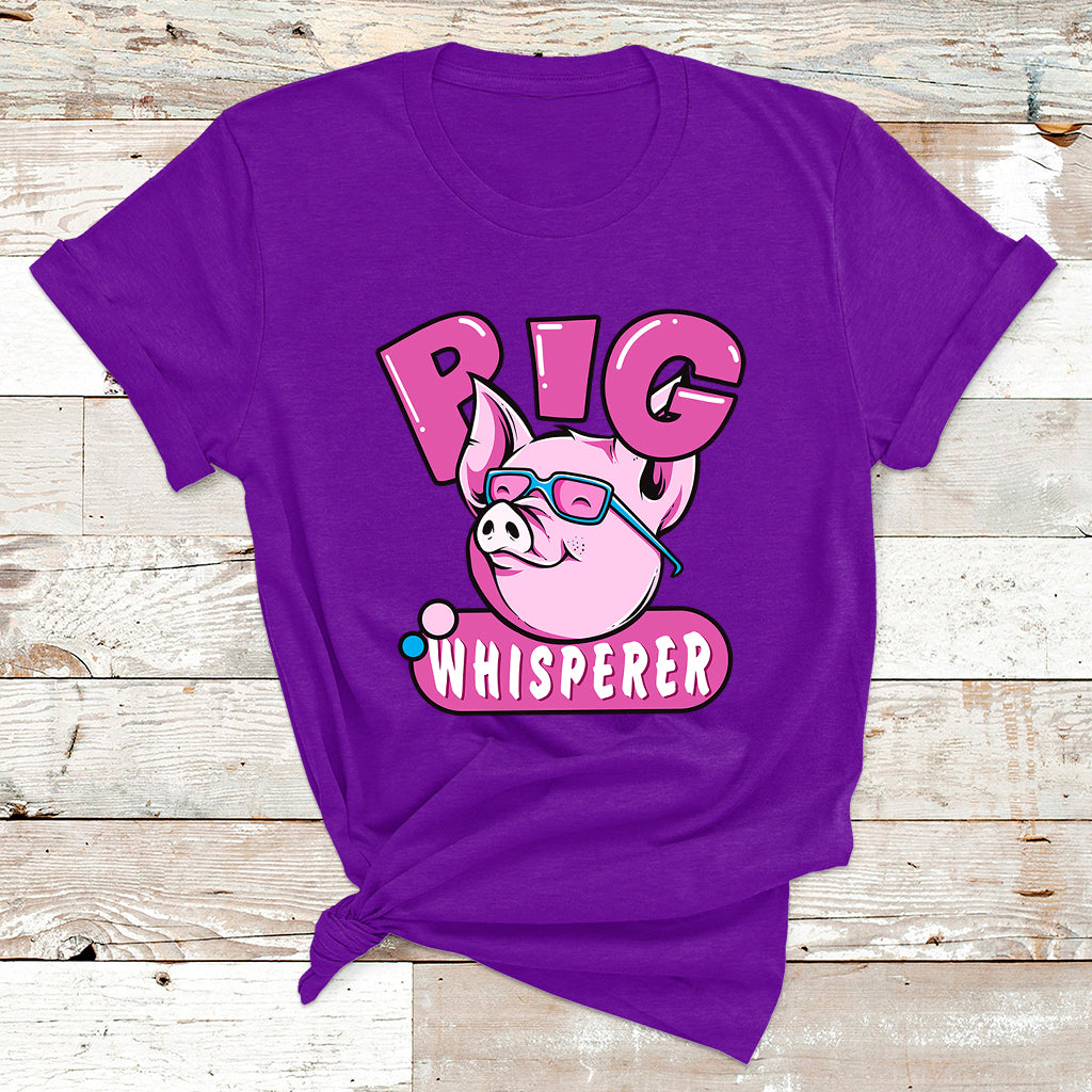 Pig Whisperer Shirt Gift For Pig Lover T Shirt - Wonder Print Shop