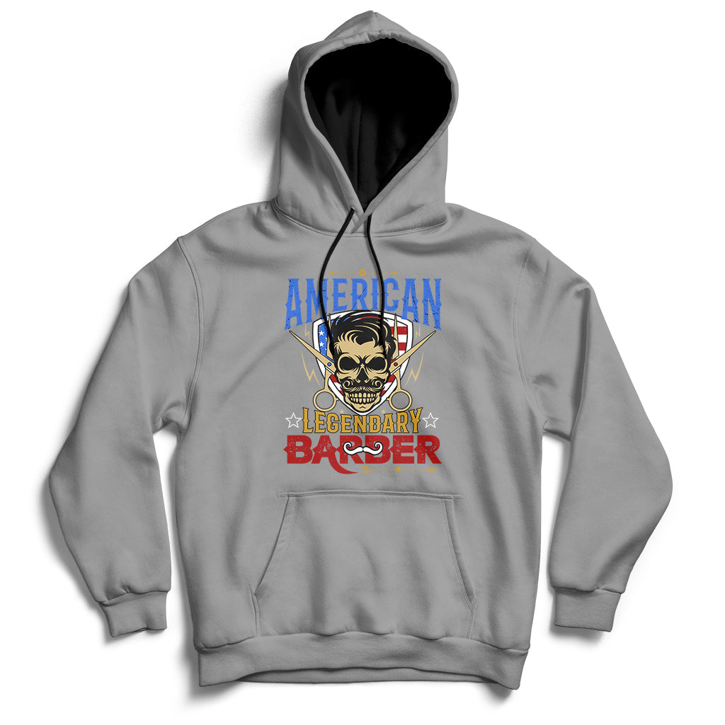 American Legendary Barber Hoodie - Wonder Print Shop