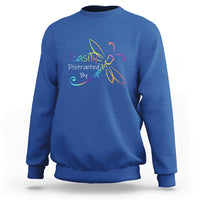 Easily Distracted By Dragonflies Insect Lovers Sweatshirt - Wonder Print Shop