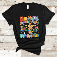 Everyone Communicates Differently Special Education Autism T Shirt - Wonder Print Shop