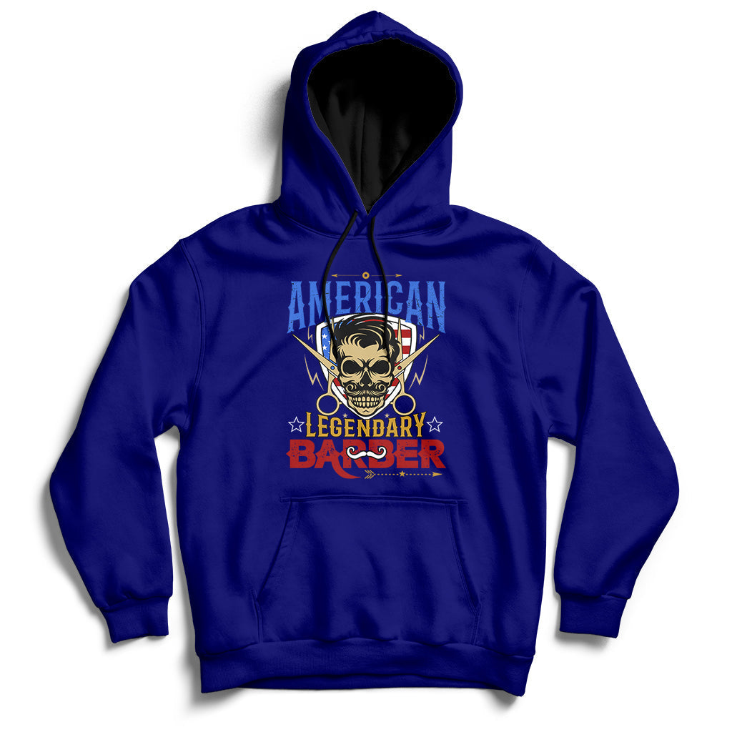 American Legendary Barber Hoodie - Wonder Print Shop