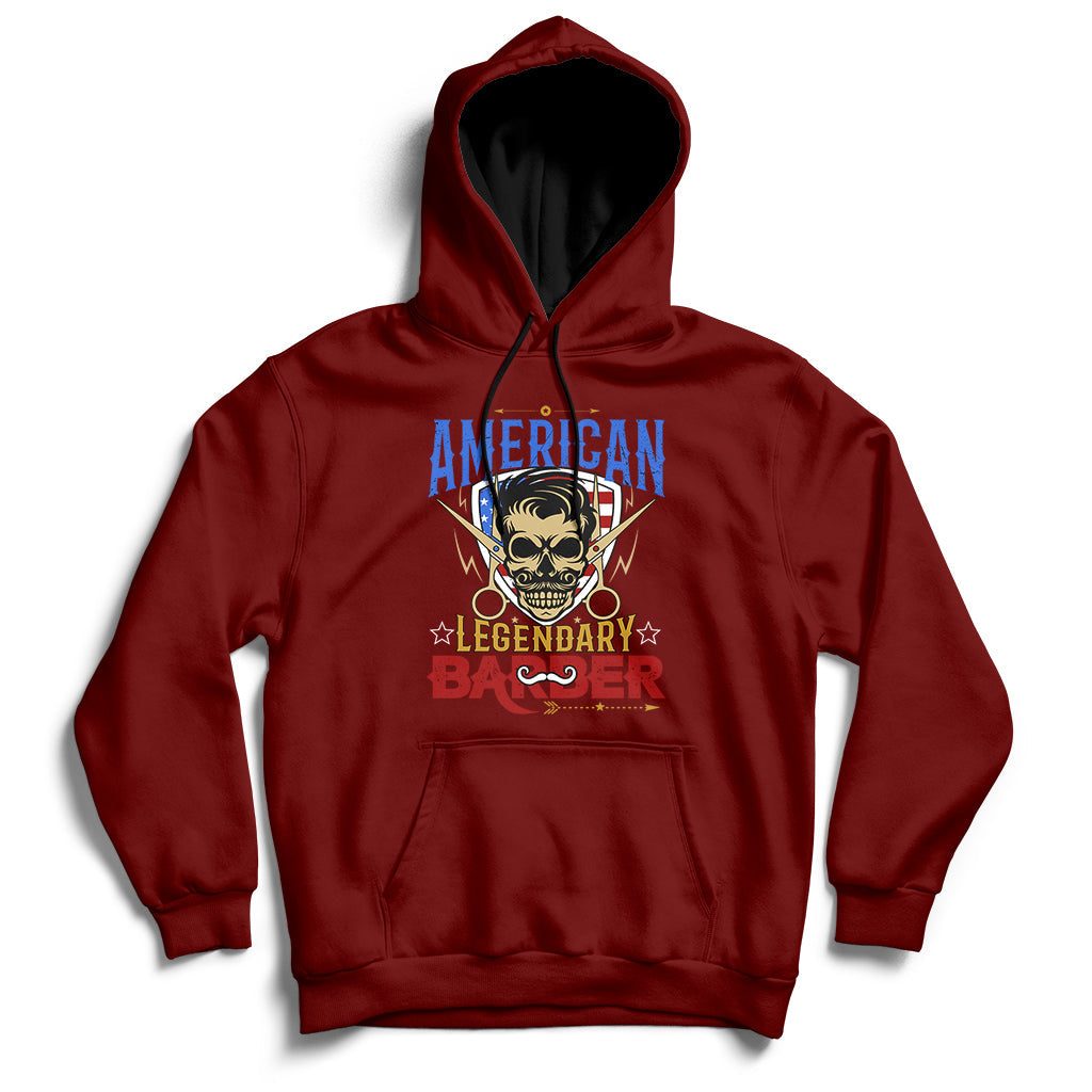 American Legendary Barber Hoodie - Wonder Print Shop