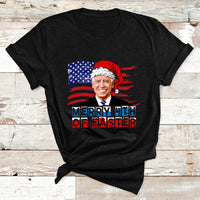 Santa Joe Biden Happy 4th Of Easter Ugly Christmas Sweater T Shirt - Wonder Print Shop