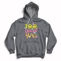 100th Days Y'all Funny 100th Days Of School Teacher Student Hoodie - Wonder Print Shop