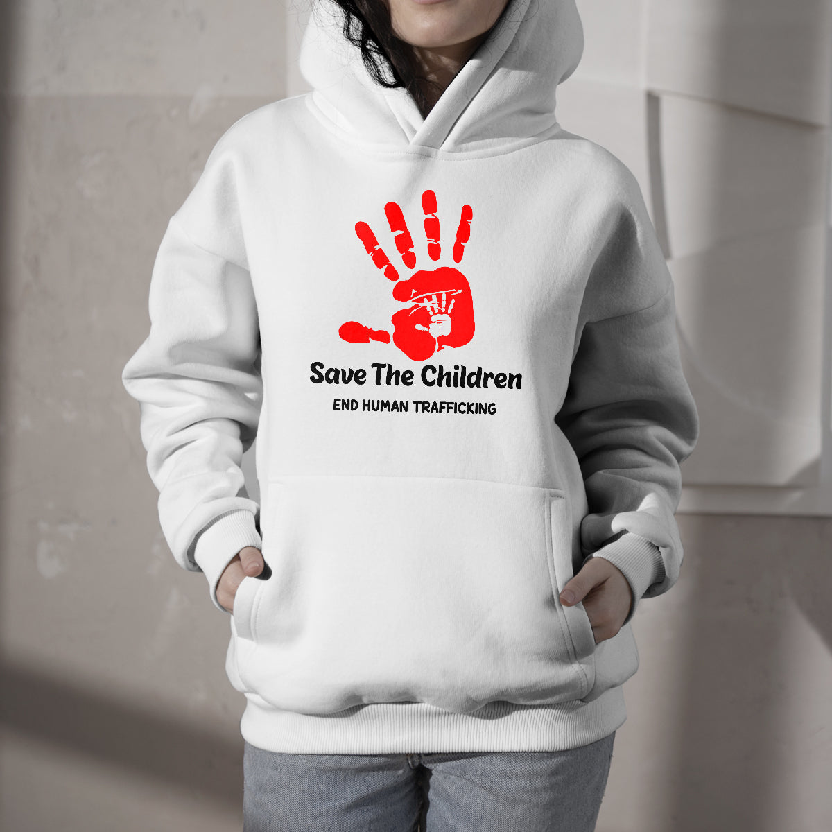 Save The Children End Human Trafficking for Mens Womens, Save The Children Hoodie - Wonder Print Shop
