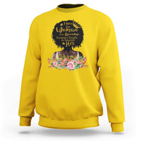 I Love The Woman I've Become Melanin African American Women's Black History Sweatshirt - Wonder Print Shop