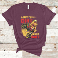 Dirt Bike Dirt Never Hurt Motocross Biker T-Shirt - Wonder Print Shop
