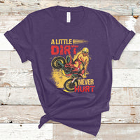 Dirt Bike Dirt Never Hurt Motocross Biker T-Shirt - Wonder Print Shop