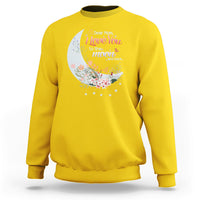 Dear Mom I Love You Floral Moon Funny Mother's Day From Daughter First Motherhood Sweatshirt - Wonder Print Shop
