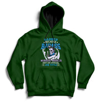 Barber Because Badass Miracle Worker Hoodie - Wonder Print Shop