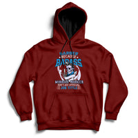 Barber Because Badass Miracle Worker Hoodie - Wonder Print Shop