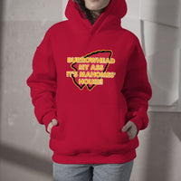 Funny Sarcastic Burrowhead My Ass Mock Hoodie - Wonder Print Shop