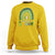 Happy Go Lucky Happy St. Patrick's Day Rainbow Shamrocks Sweatshirt - Wonder Print Shop