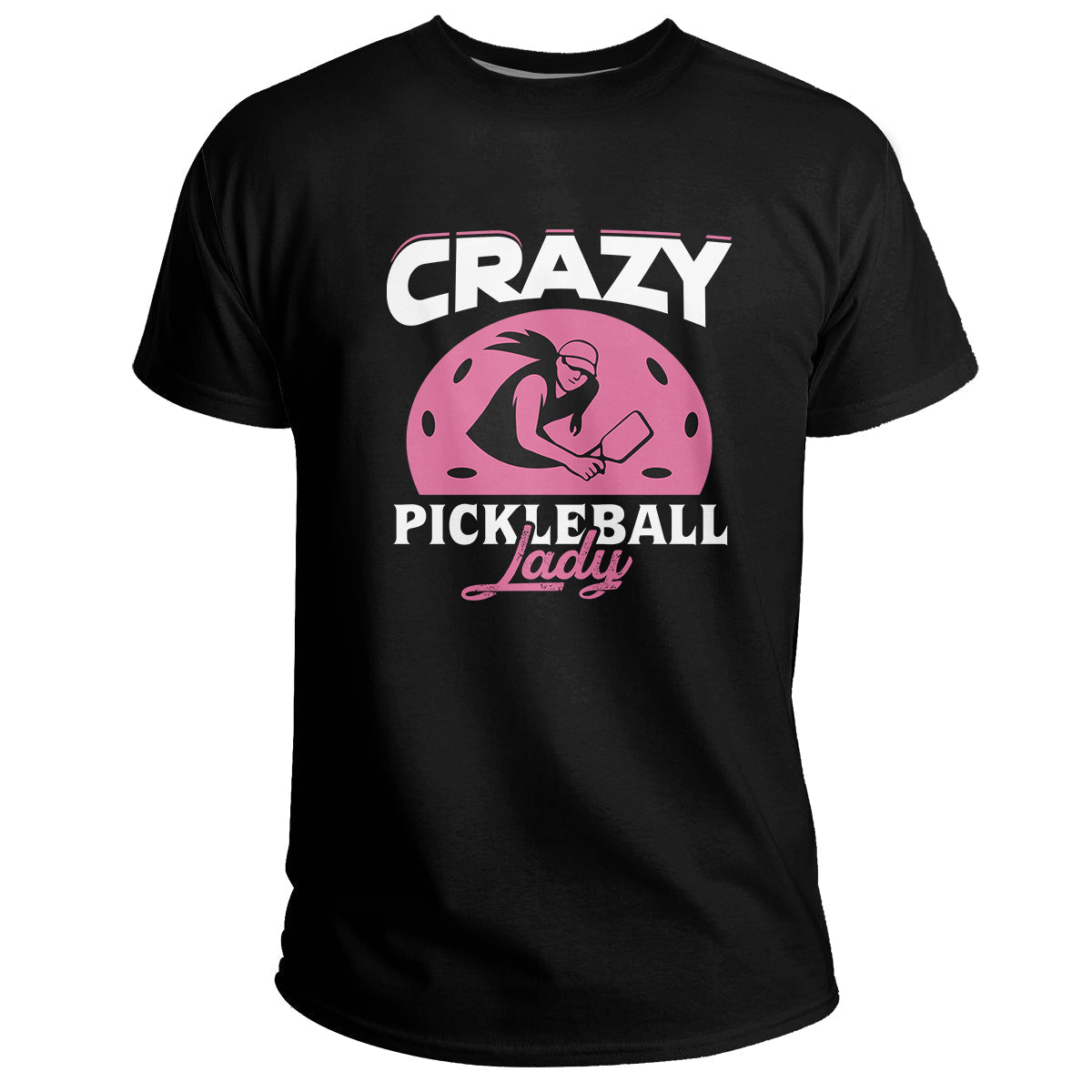 Crazy Pickleball Lady Cool Pickleball for Women, Pickleball T Shirt - Wonder Print Shop