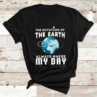 The Rotation Of The Earth T Shirt - Wonder Print Shop