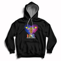 Autism Awareness Be Kind Bee Puzzle Autistic Care Support Hoodie - Wonder Print Shop