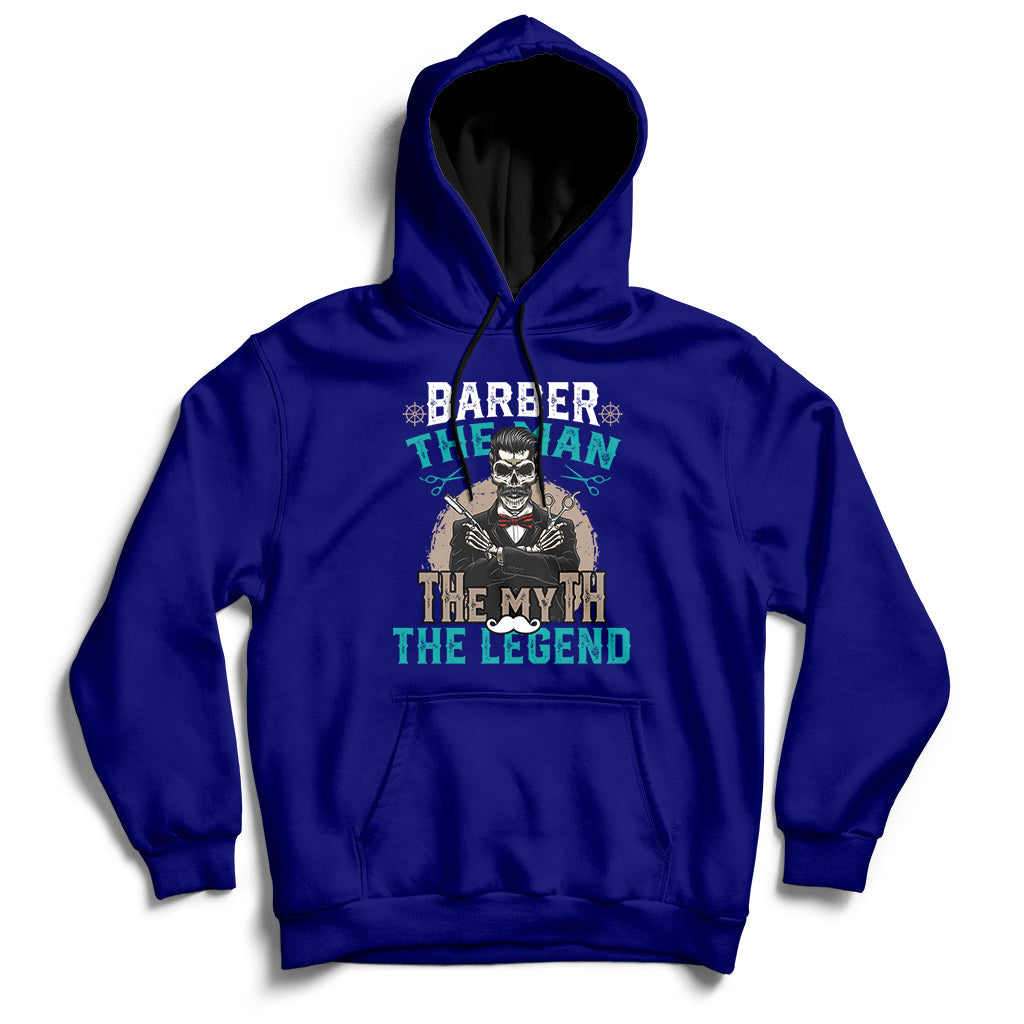 Barber The Man The Myth The Legend Hoodie - Wonder Print Shop