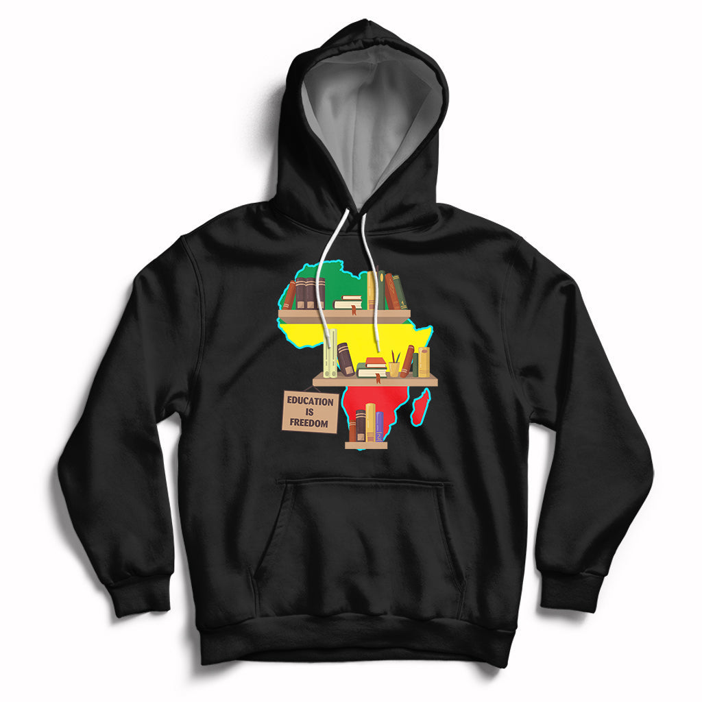 Educate Teach Black History Educated African American Pride Hoodie - Wonder Print Shop