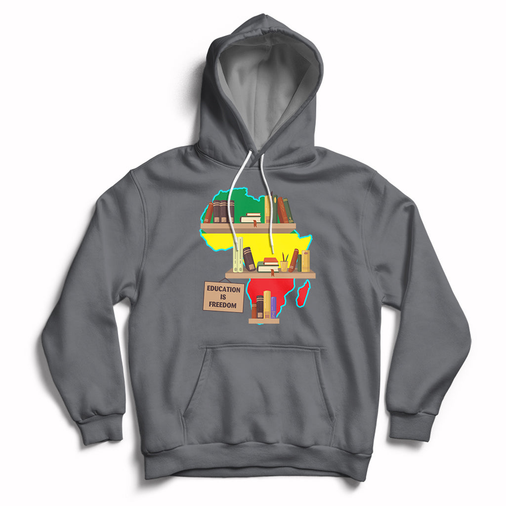 Educate Teach Black History Educated African American Pride Hoodie - Wonder Print Shop