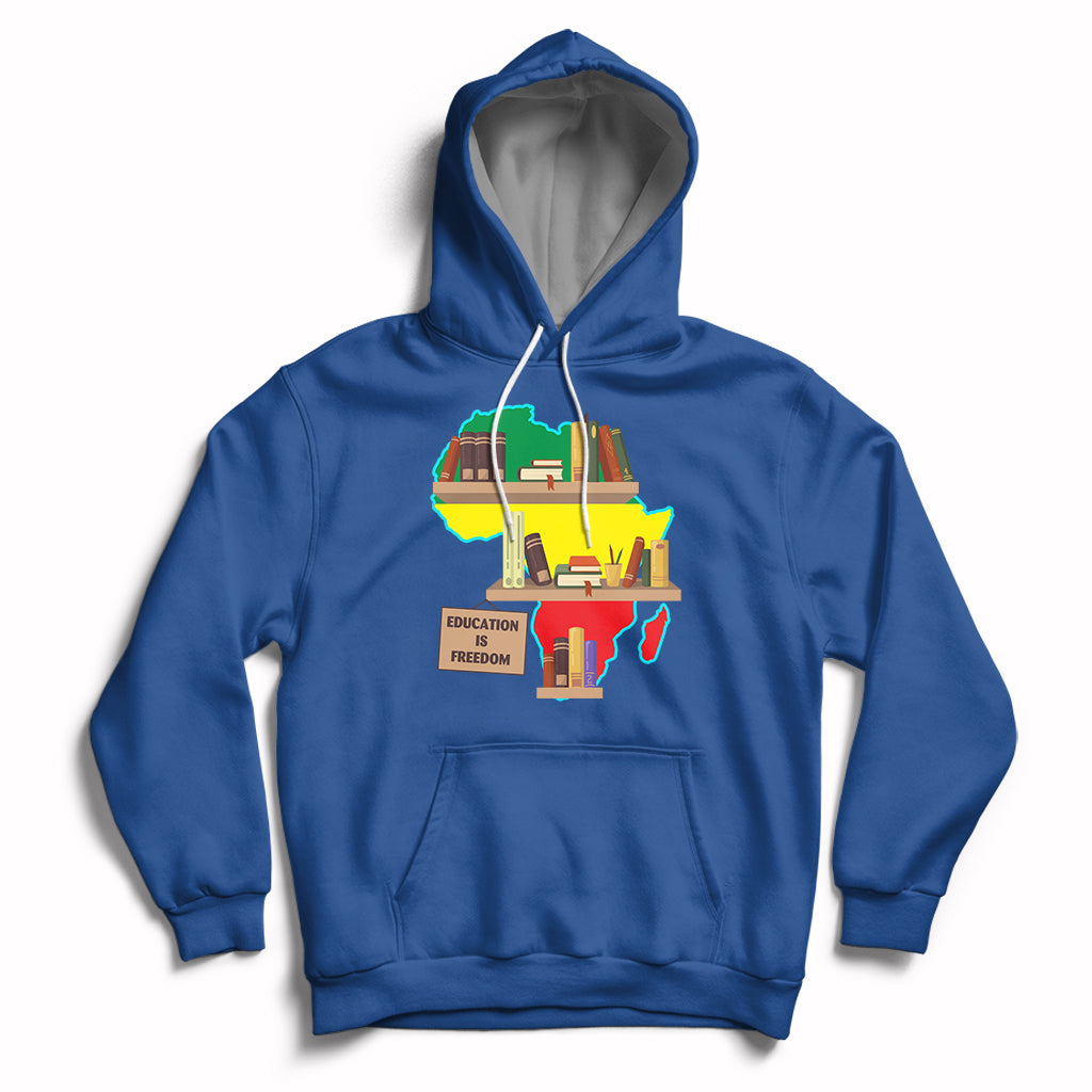 Educate Teach Black History Educated African American Pride Hoodie - Wonder Print Shop