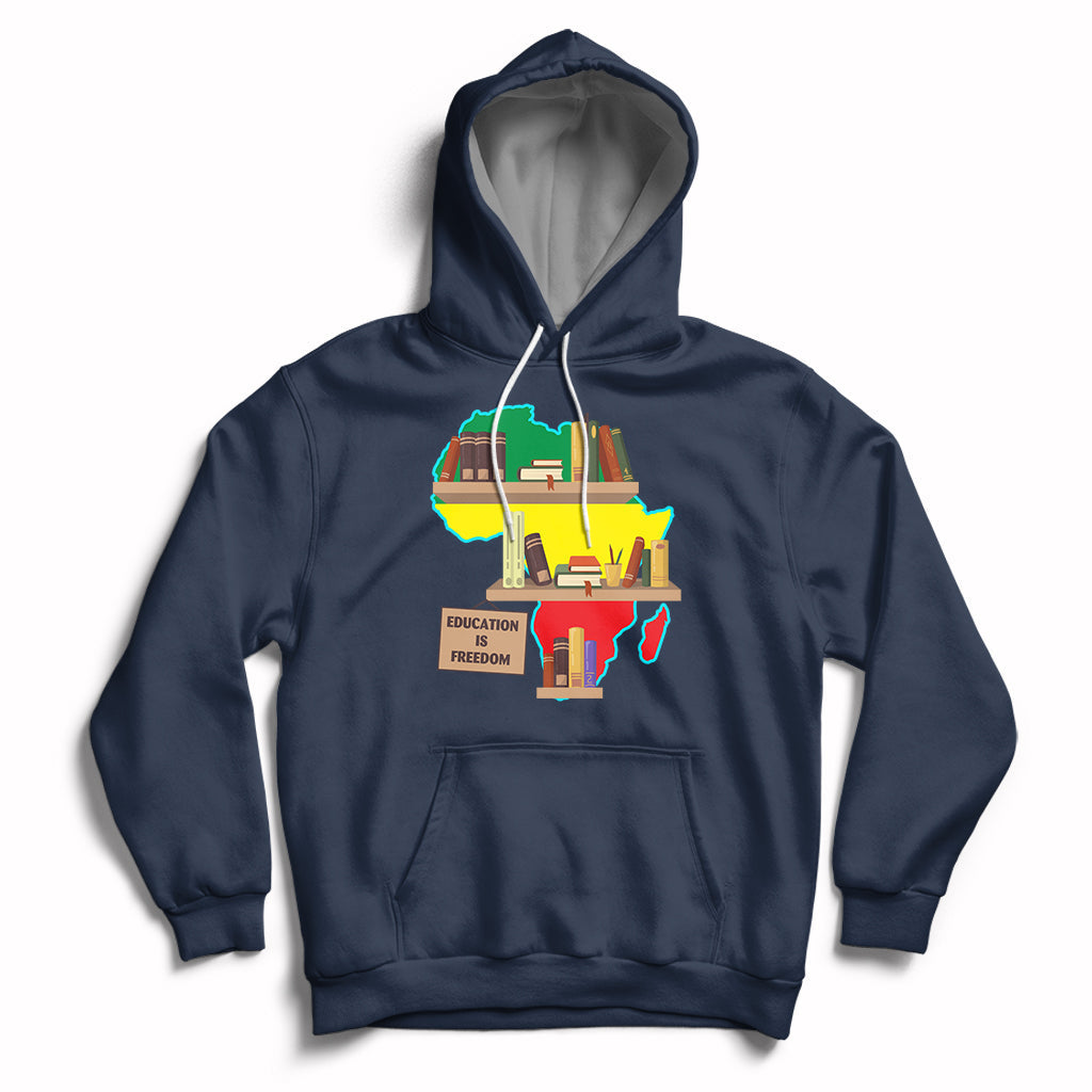 Educate Teach Black History Educated African American Pride Hoodie - Wonder Print Shop