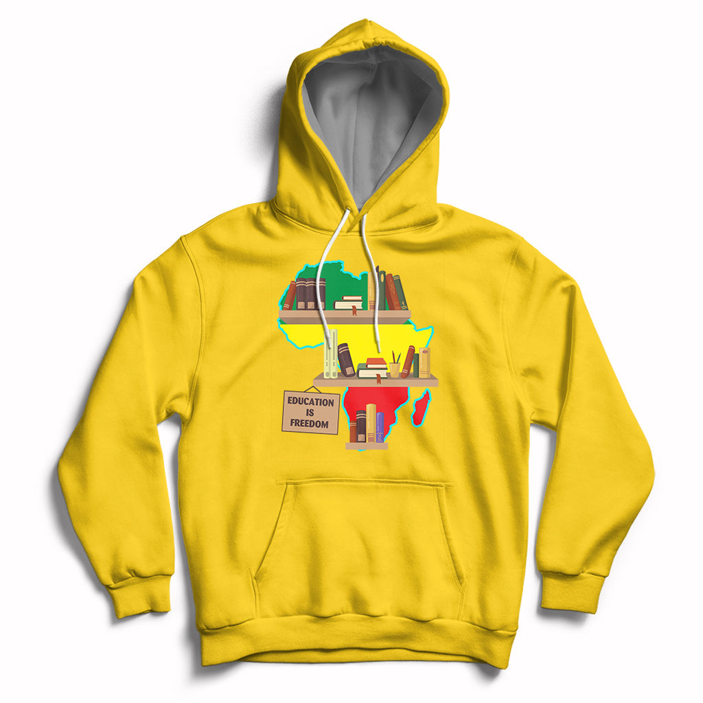 Educate Teach Black History Educated African American Pride Hoodie - Wonder Print Shop