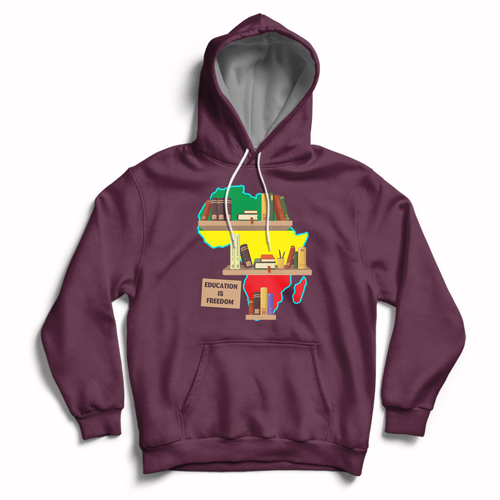 Educate Teach Black History Educated African American Pride Hoodie - Wonder Print Shop