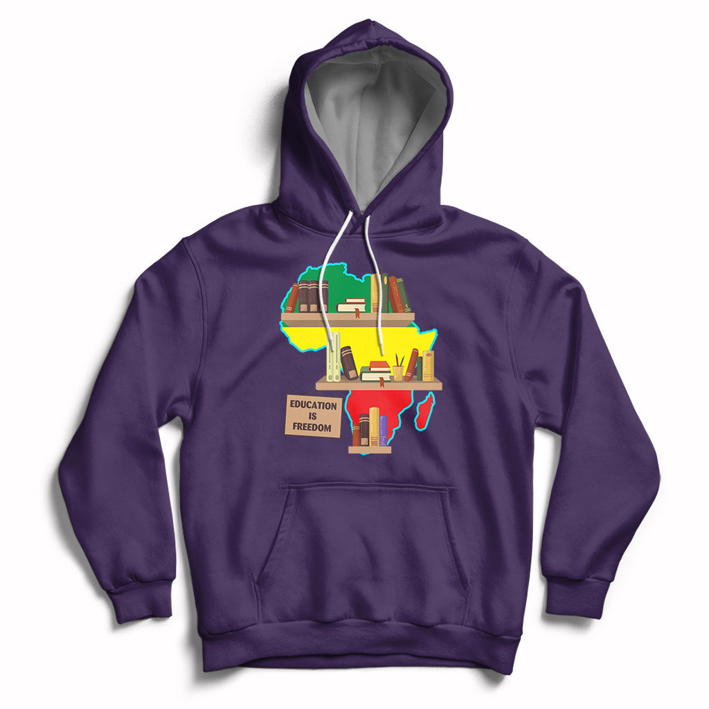 Educate Teach Black History Educated African American Pride Hoodie - Wonder Print Shop