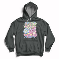 Donut Worry Be Happy Positive Funny Gifts Mens Womens Kids Hoodie - Wonder Print Shop