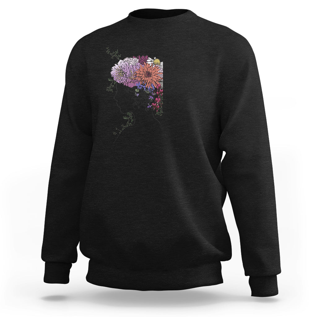 Not Fragile Like A Flower Fragile Like A Bomb Women's Day Sweatshirt - Wonder Print Shop