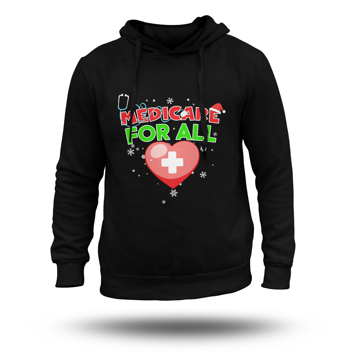 Medicare For All Heart Christmas Medicare Consultant, Medicare Hoodie - Wonder Print Shop