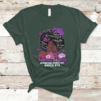 International Women's Day IWD Embrace Equity Black Girl Queen Women's History T Shirt - Wonder Print Shop