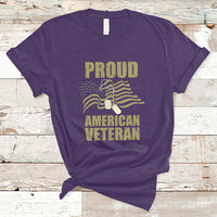 Proud American Veterans Patriotic Soldiers US Flag Pride T-Shirt - Wonder Print Shop