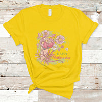 Happy Mother's Day Cute Floral Flowers For Womens Mom Grandma T Shirt - Wonder Print Shop