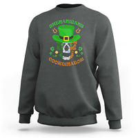 Shenanigans Coordinator St Patrick's Day Teacher Skull Sweatshirt - Wonder Print Shop