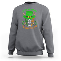 Shenanigans Coordinator St Patrick's Day Teacher Skull Sweatshirt - Wonder Print Shop
