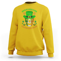 Shenanigans Coordinator St Patrick's Day Teacher Skull Sweatshirt - Wonder Print Shop