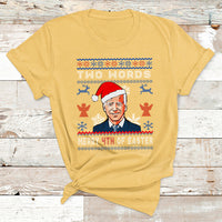 Santa Joe Biden Happy 4th Of Easter Ugly Christmas Sweater T Shirt - Wonder Print Shop