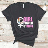 Happy International Womens Day 8 March Feminst Womens Rights T-Shirt - Wonder Print Shop