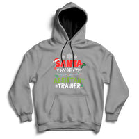 Santa Favorite Assistant Tranier Hoodie - Wonder Print Shop