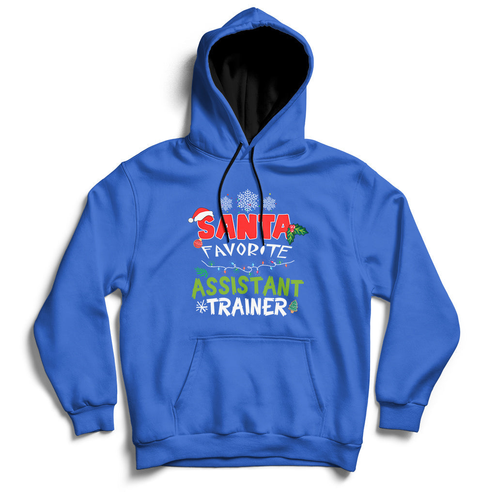 Santa Favorite Assistant Tranier Hoodie - Wonder Print Shop