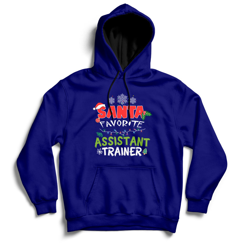 Santa Favorite Assistant Tranier Hoodie - Wonder Print Shop