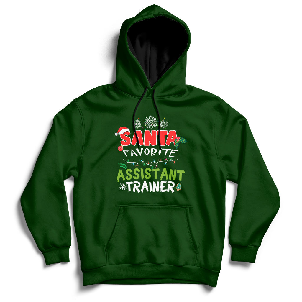Santa Favorite Assistant Tranier Hoodie - Wonder Print Shop