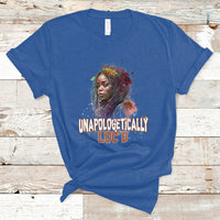 Unapologetically Locd Black History Locs Hair Melanin Queen T-Shirt - Wonder Print Shop