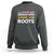 American Grown With African Roots African American Flag Sweatshirt - Wonder Print Shop