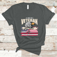I Am A Veteran My Oath Never Expires Patriotic American Flag T-Shirt - Wonder Print Shop